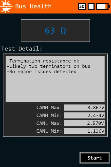 Bus Health Screen